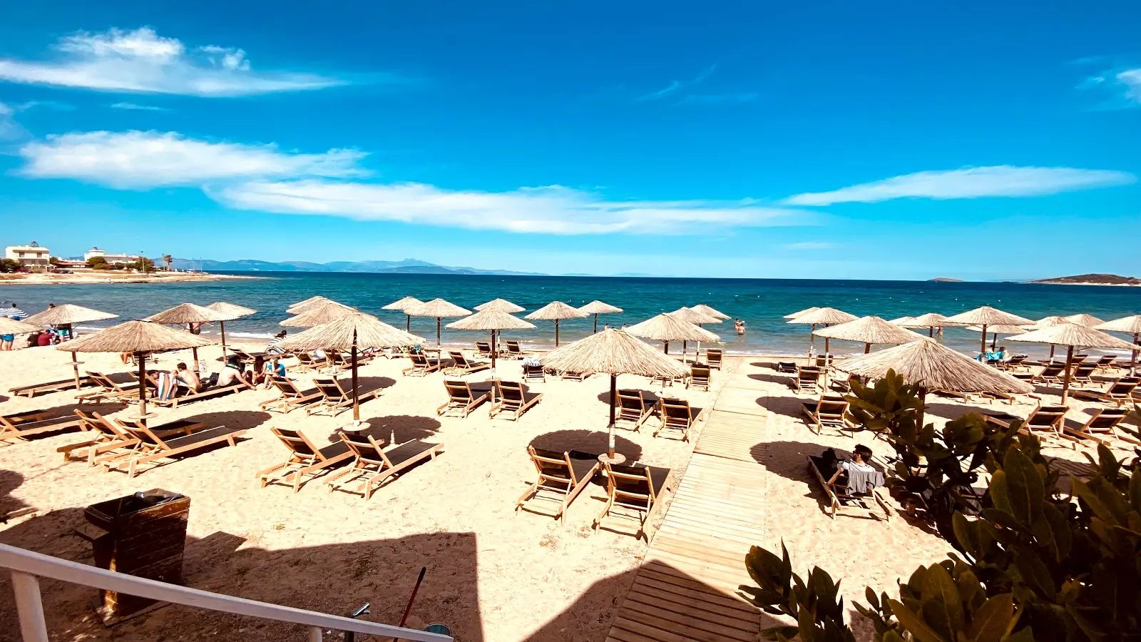 Beach at Artemida (Loutsa) on the east Attica coast